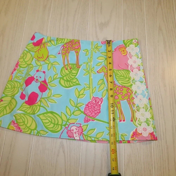 Lilly Pulitzer Connie Reversible Skirt Size 8 Pink Sands Vintage White Label - Picture 7 of 8